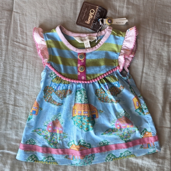 Matilda Jane NWT In The Neighborhood Tunic sz 3-6 mo - Picture 1 of 2